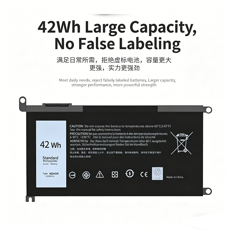 Dell laptop battery WDX0R for Inspiron 15/Vostro 14/XPS 13 7000 series